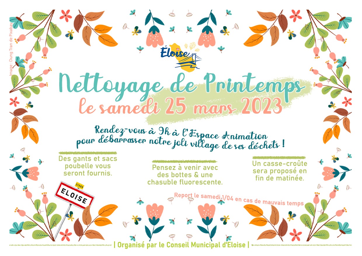 Nettoyage De Printemps Mairie D Eloise