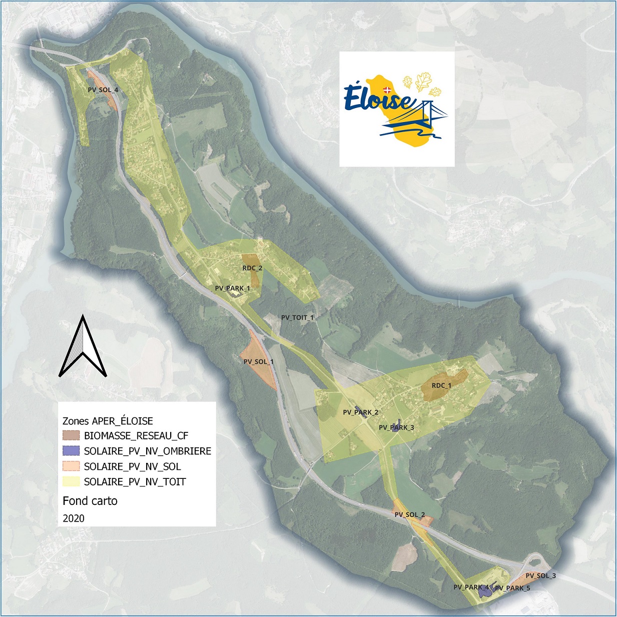 Zones d’accélération des énergies renouvelables Mairie d'Eloise